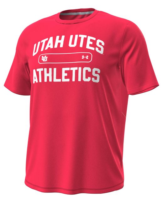Under Armour Red Ua Knockout Collegiate Short Sleeve for men
