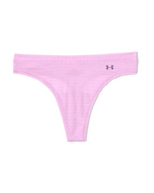 Under Armour Pink Women's Ua Pure Stretch - Sheer Thong