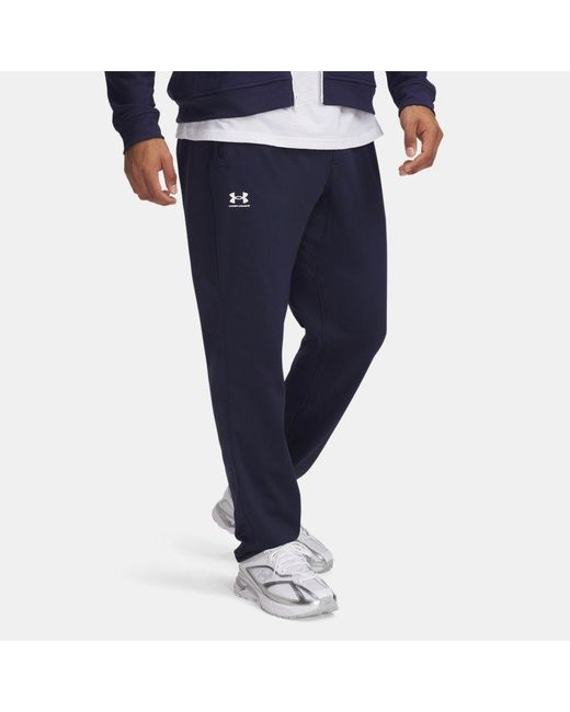 Under Armour Blue Sportstyle Brawler Pants Midnight for men