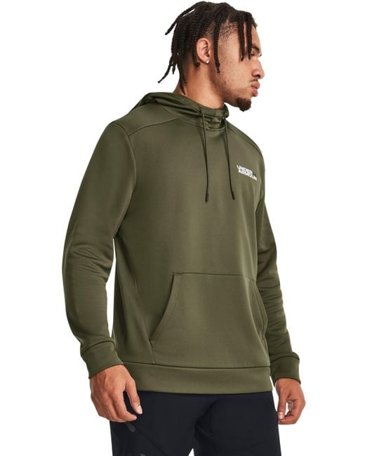 Under armour hoodie green men deals