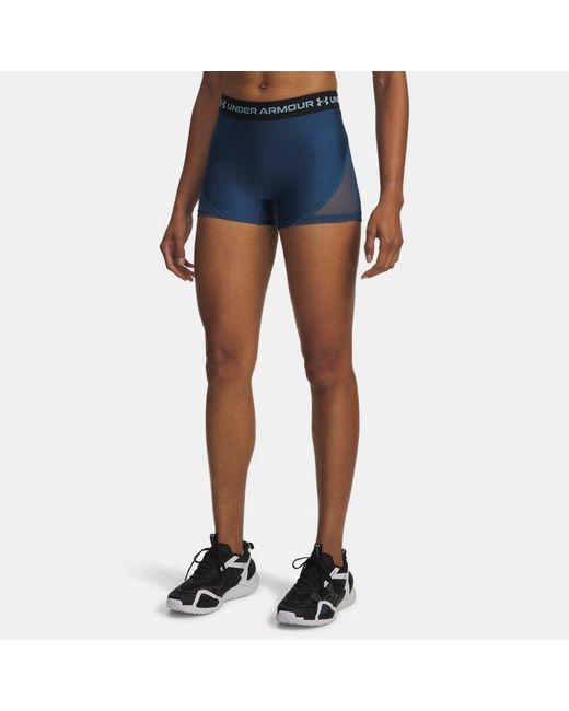 Under Armour Blue Heatgear Mesh Shorty Shorts Wham Haze
