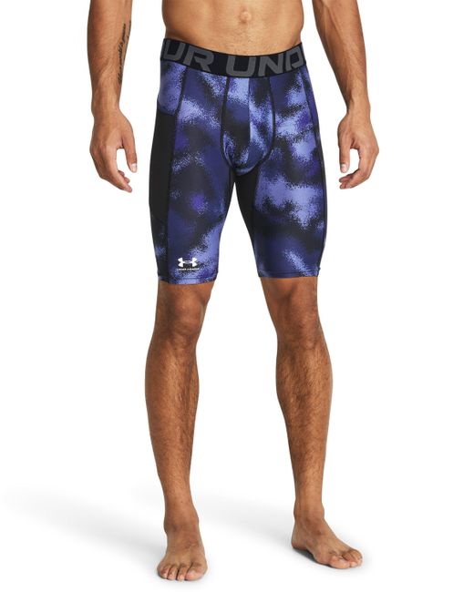 Under Armour Blue Heatgear® Printed Long Shorts for men