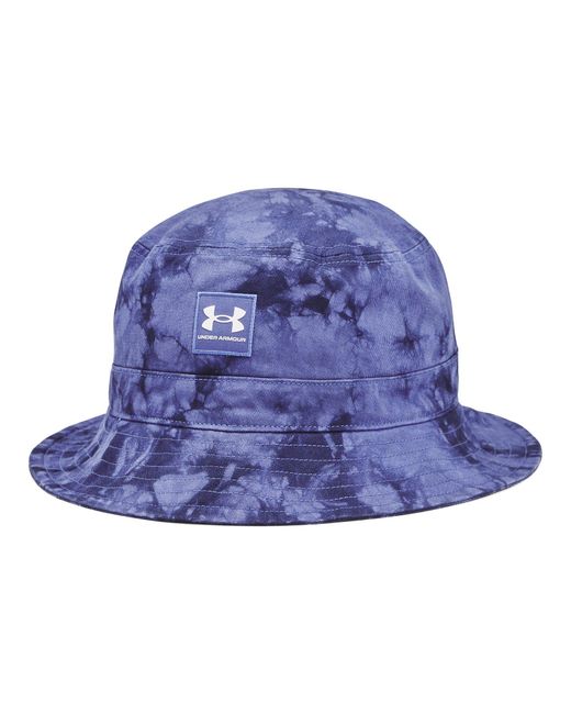 Under Armour Blue Branded Bucket Hat for men