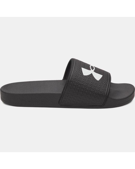Under Armour Black Armr Slides
