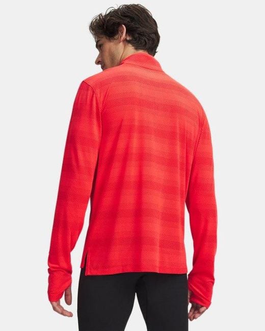 Under Armour Red Velociti ¼ Zip Racer Reflective for men