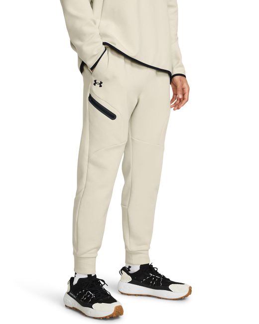 Under Armour Unstoppable Fleece Joggers in Natural for Men
