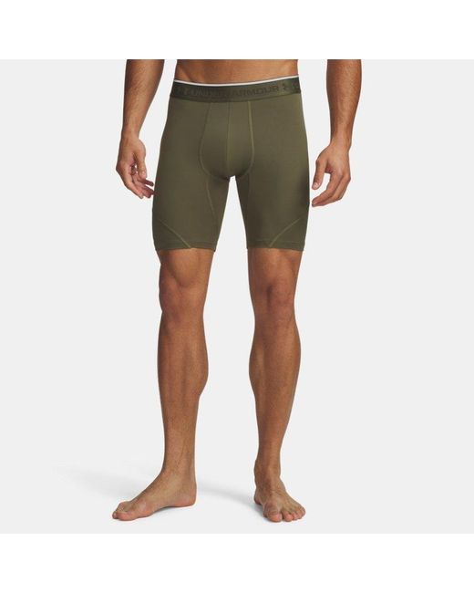 Under Armour Green Heatgear® Elite Long Shorts for men