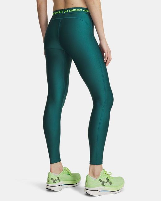 Under Armour Green Heatgear Leggings Rack Hyper