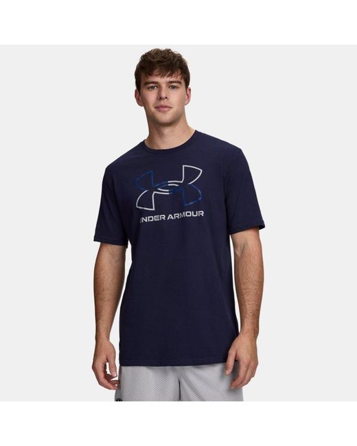 Under Armour Blue Foundation T-shirt for men
