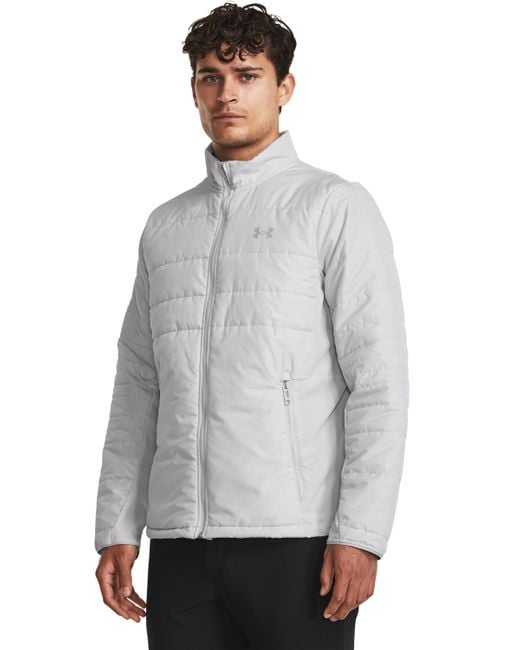 Under Armour Gray Storm Session Golf Jacket for men