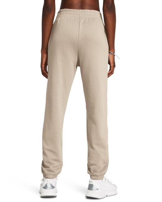 Jogger rival terry di Under Armour in Natural