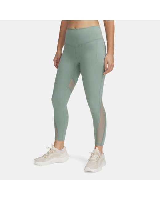 Under Armour Green Vanish Elite Vent Ankle Leggings Silica Iridescent