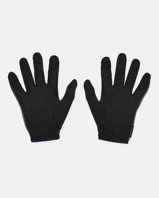 Gntes De Running Con Forro Storm Para Hombre Under Armour de hombre de color Black