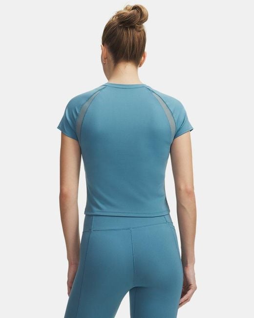 Under Armour Blue Motion Mesh Short Sleeve Boundless Haze
