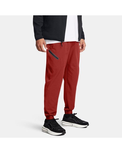 Under Armour Ua Unstoppable joggers in Red for Men Lyst UK