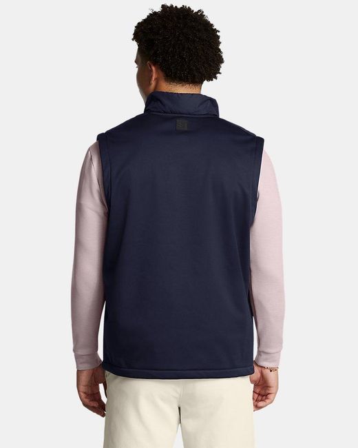 Under Armour Blue Drive Pro Insulated Vest Midnight Metallic for men