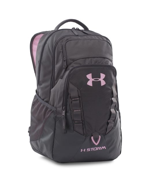 Under Armour Backpack Black & Pink  Under armour backpack, Black backpack,  Backpacks