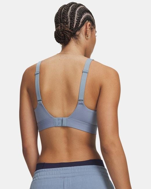 Under Armour Blue Ua Motion High Sports Bra