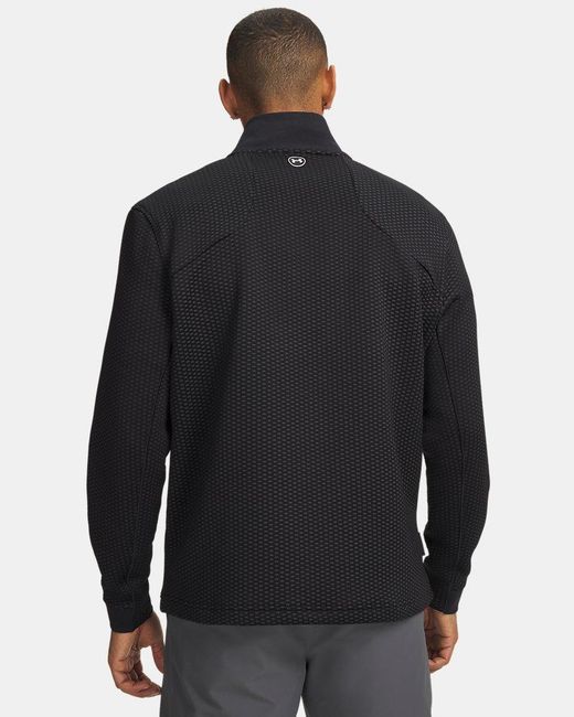 Under Armour Black Drive Pro Hybrid ½ Zip for men