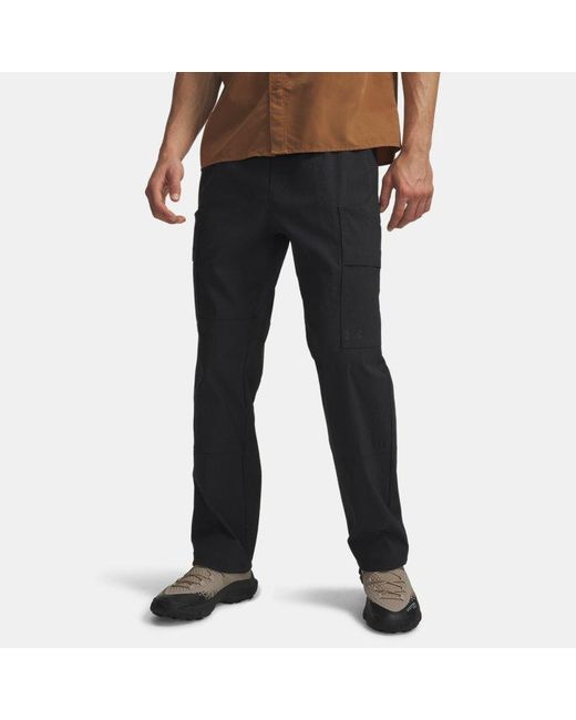 Under Armour Black Explor Hike Pants Anthracite Anthracite for men