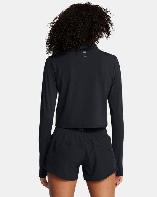 Under Armour Black Launch Elite
½-Zip-Oberteil Für Damen Reflektierend