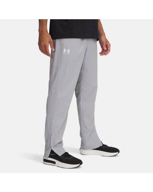 Under Armour Gray Rival Woven Windbreaker Pants Mod Mod for men