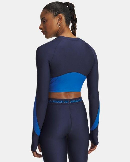 Under Armour Blue Heatgear Rib
Oberteil Mit ¼-Zip Für Damen Washed Blaue Marine Atlantis Atlantis