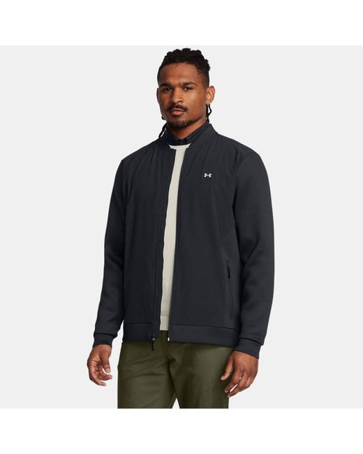 Under Armour Blue Drive Pro Storm Hybrid Full-Zip Jacket Metallic for men
