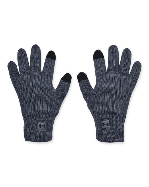 Under Armour Blue Halftime Wool Gloves for men