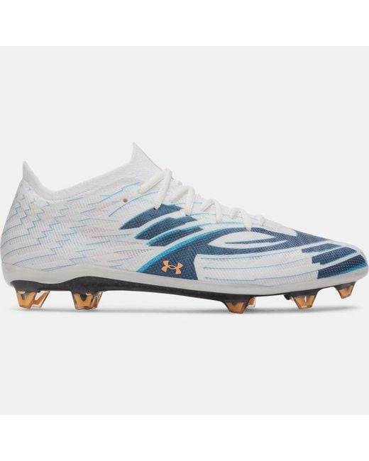 Under Armour Blue Shadow Elite 4 Fg Mach Soccer Cleats Boundless Bloc for men