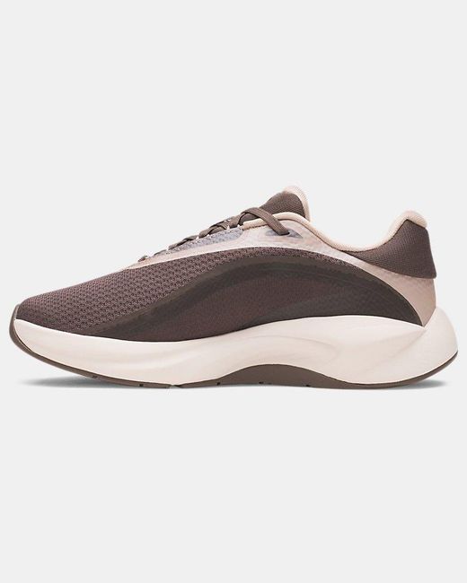Under Armour Gray Radiant Tr Training Shoes Peppercorn Bashful Apex