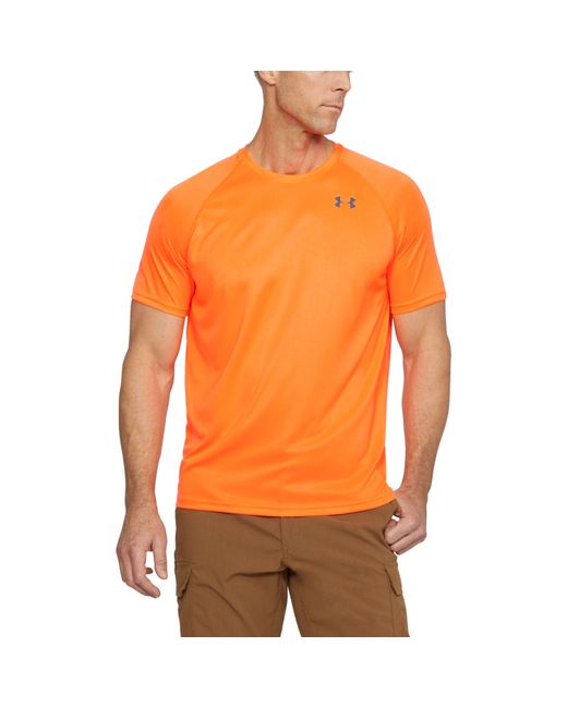 Under Armour Orange Men's Ua Tactical Hi-vis T-shirt for men
