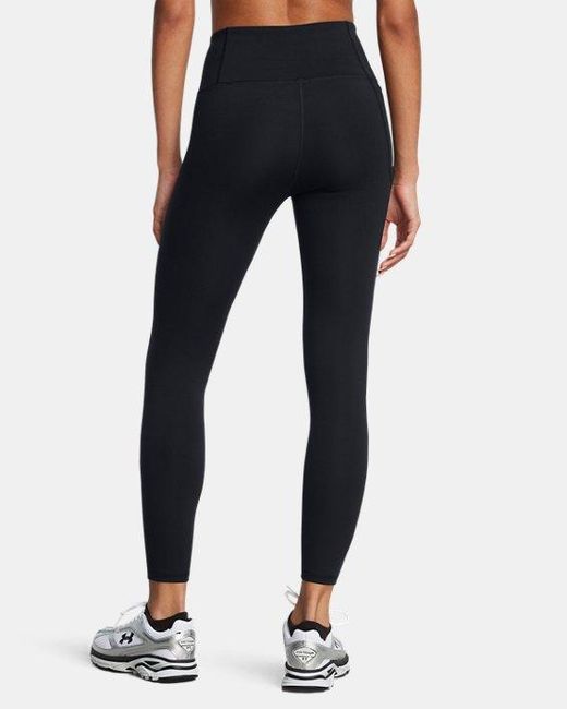 Leggings Tobilleros Motion Para Mujer Blanco Under Armour de color Black