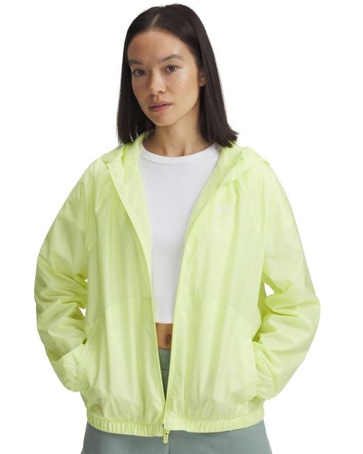 Under Armour Green Ua Rival Sport Windbreaker