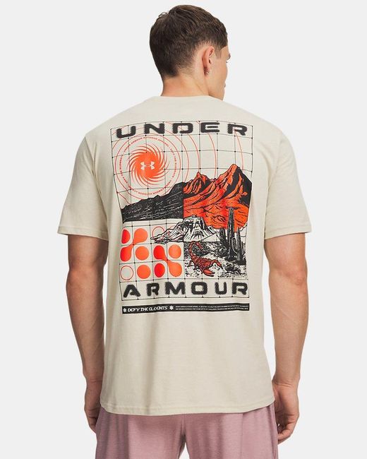 Under Armour Brown Defy The Elements Short Sleeve Sandstorm Outrageous for men