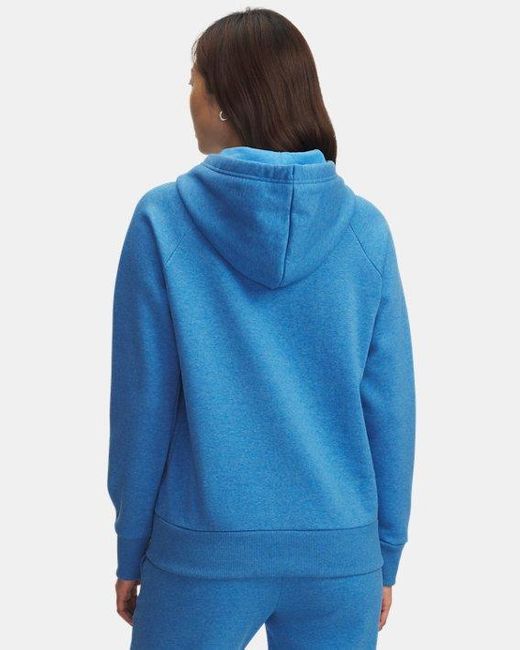 Sweat À Capuche Rival Fleece Pour Femme Atlantis Light Heather Atlantis Under Armour en coloris Blue