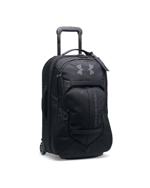 Under Armour Black Ua Carry-on Rolling Travel Bag
