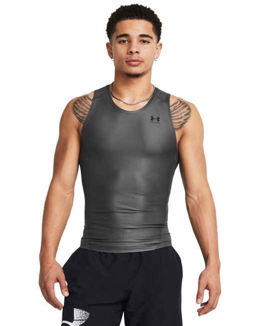 Under Armour Gray Iso-chill Compression Tank for men
