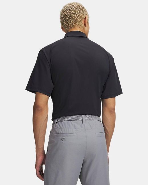 Under Armour Blue Ua Drive Chill Polo for men