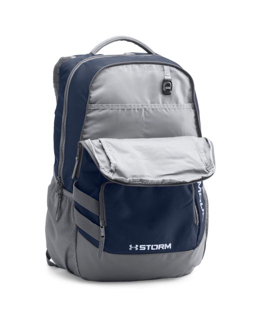 Under armour storm hustle ii backpack blue jet discount