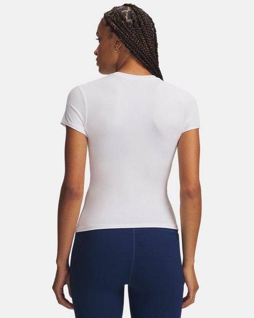 Under Armour Gray Motion Fitted Short Sleeve Halo