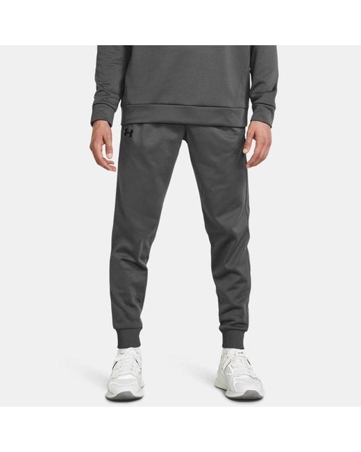 Under Armour Gray Armour Fleece Joggers Castlerock for men