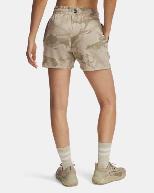Under Armour Natural Project Rock Terry Shorts City Khaki