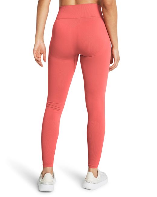 Under Armour Red Train Seamless Leggings