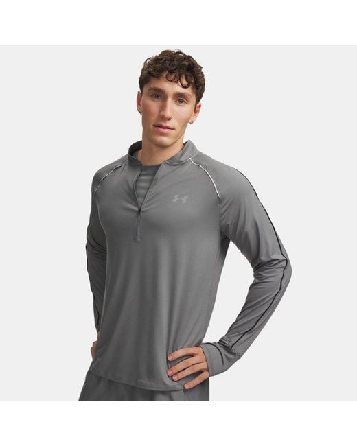 Under Armour Gray Velociti ½ Zip Clay Reflective for men