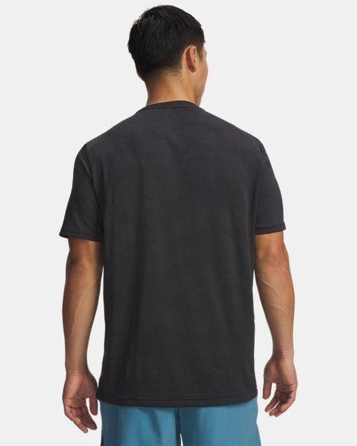 Under Armour Black Vanish Elite Seamless Camo Short Sleeve Ultimate Ultimate for men