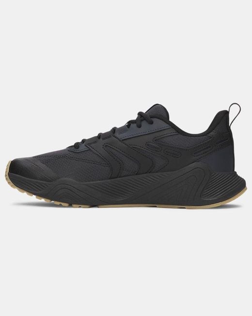 Under Armour Gray Charged Commit Tr 5 Training Shoes Anthracite for men