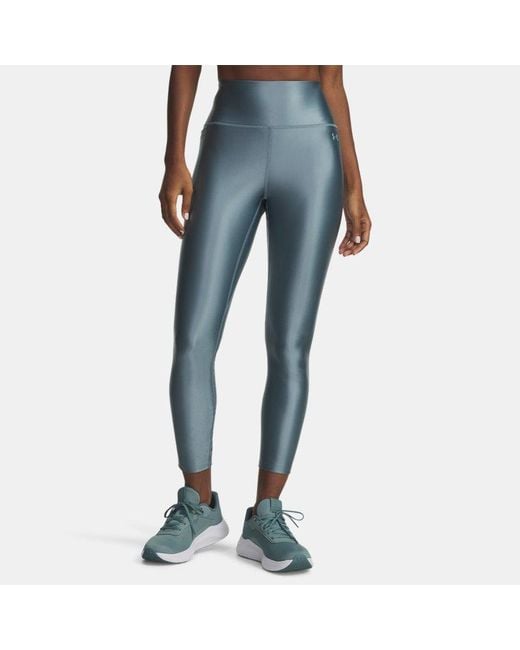 Under Armour Blue Motion Shine Leggings Jasper Serpentine