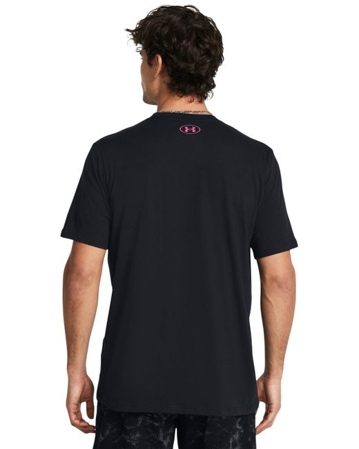 Under Armour Red Project Rock Bsr Graphic Short Sleeve for men
