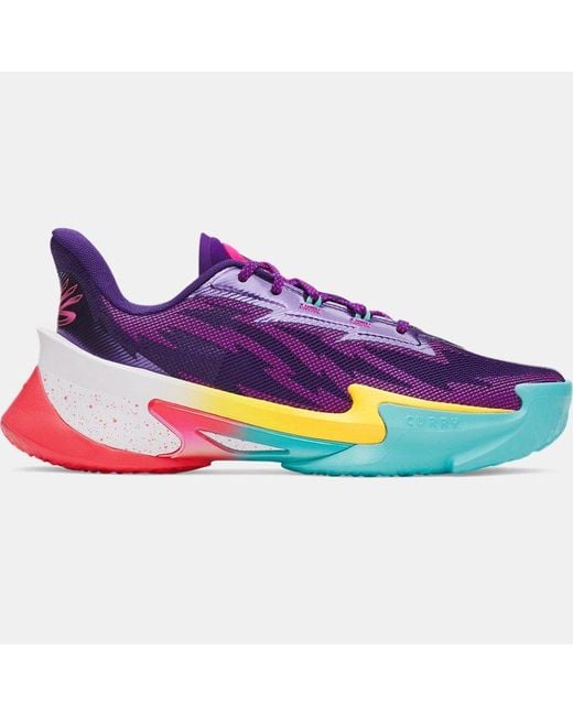 Under Armour Purple Curry Series 7 Basketball Shoes Virtual Rebel